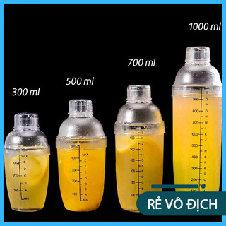 Bình lắc shaker nhựa 350ml - 530ml - 700ml - 1000 ml