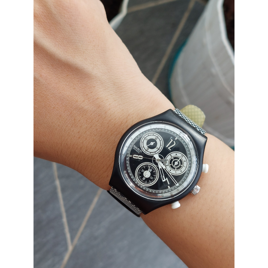 Đồng hồ nam S.watch 6 kim Thuỵ Sĩ phiên bản kỹ niệm chạy pin hàng Si