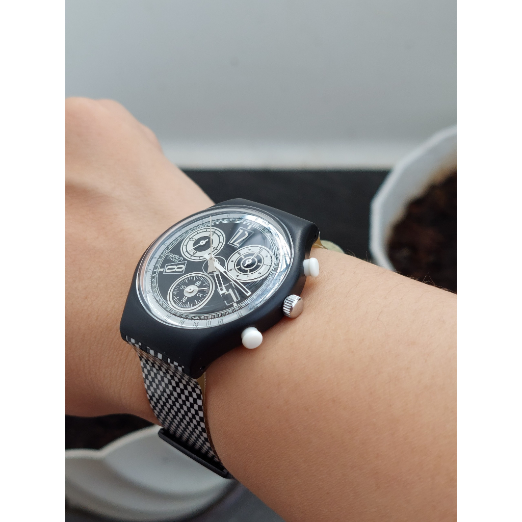 Đồng hồ nam S.watch 6 kim Thuỵ Sĩ phiên bản kỹ niệm chạy pin hàng Si