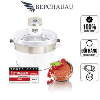 Máy Làm Kem Tươi Krups GVS241, Ice Cream Maker, Máy Làm Kem Gia Đình, Nhập Đức, BH 12 Tháng, Bepchauau