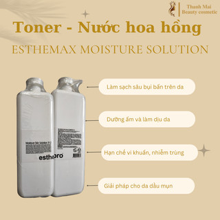 Toner - Nước hoa hồng Esthemax Moisture Skin 312 1000ml cân bằng độ ẩm - Mỹ phẩm Esthepro cho Spa chuẩn Hàn Quốc