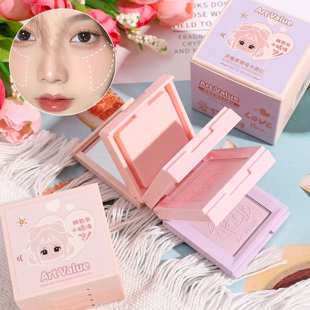 Phấn má hồng 4 màu 4 tầng ART VALUE 4in1 trang điểm tiện lợi xinh xắn Cao Cấp
