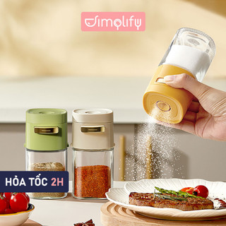 Lọ Đựng Gia Vị Thông Minh Định Lượng Rải Đều Chống Vón Cục Chống Ẩm