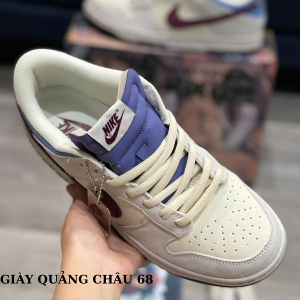 Giày Jordan SB Dunk Low Otomo Katsuhiro Grey Navy Purple cao cấp nhất, giày jd cao cấp SB full phụ kiện 1995