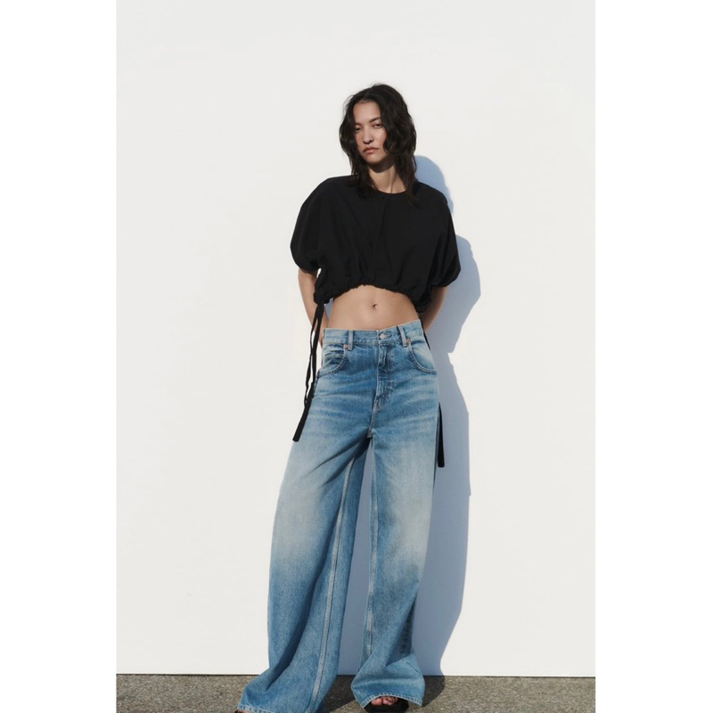 Áo croptop Zara Authentic