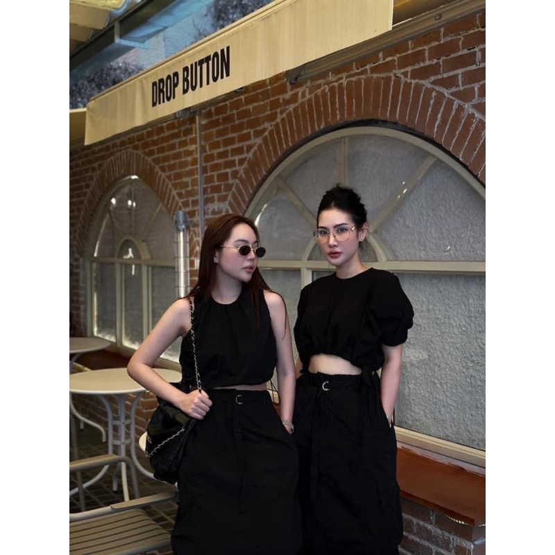 Áo croptop Zara Authentic