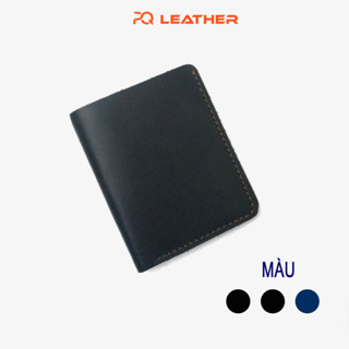 Ví nam mini da bò Nappa nguyên tấm nhỏ gọn, nhiều màu lựa chọn PQ Leather PV50- Bảo hành 12 tháng