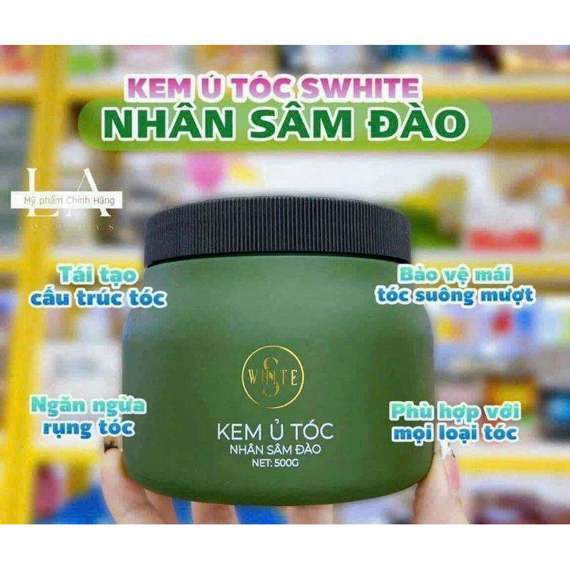 Ủ tóc nhân sâm đào Swhite( date mới) 500gr