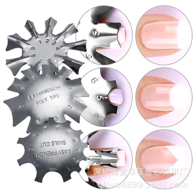 Khuôn cắt bột làm móng, cắt bột làm móng làm nail