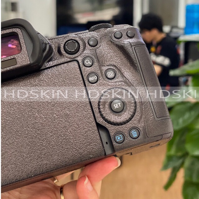 Miếng dán máy ảnh skin 3M Vân Nổi cho body Canon Rp/R/R6/ R6 II..... - HDSKIN