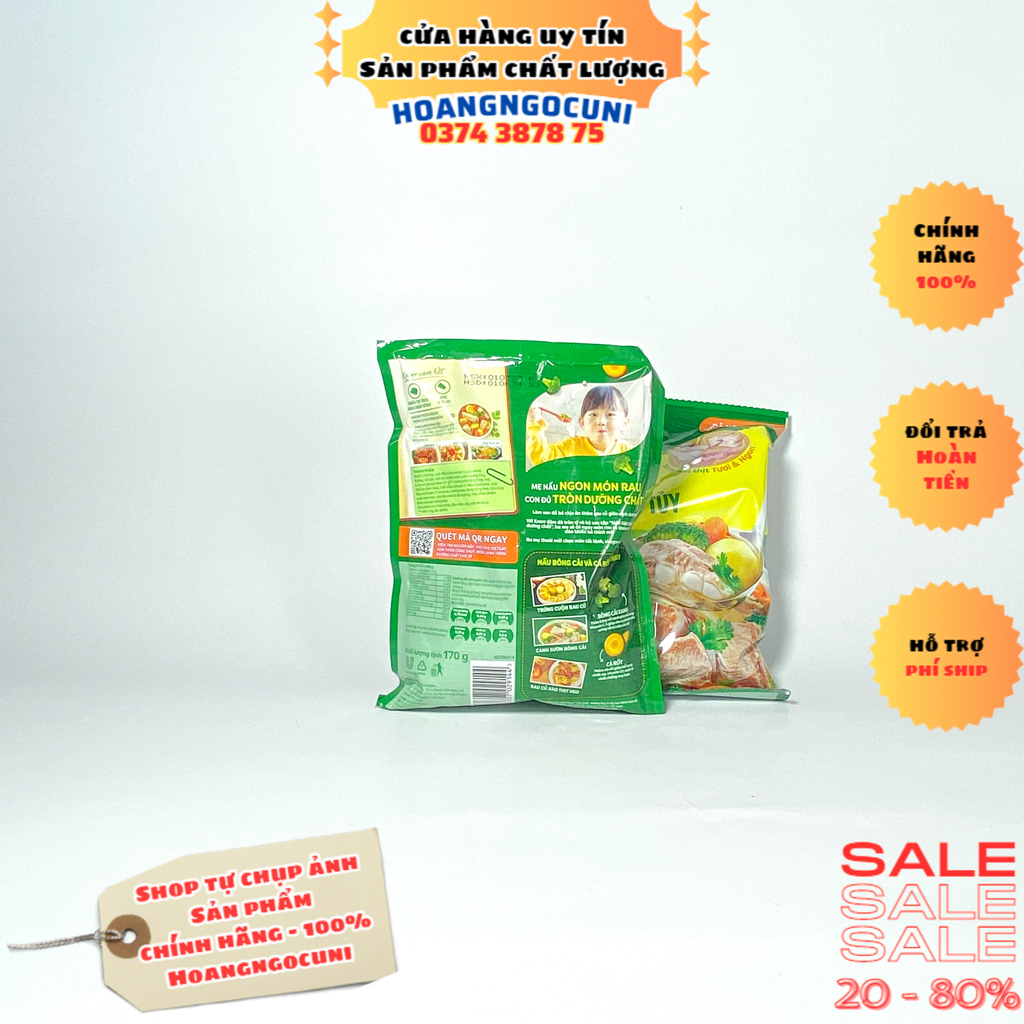 Hạt nêm knorr thịt thăn xương ống và tủy bổ sung vitamin a 400g