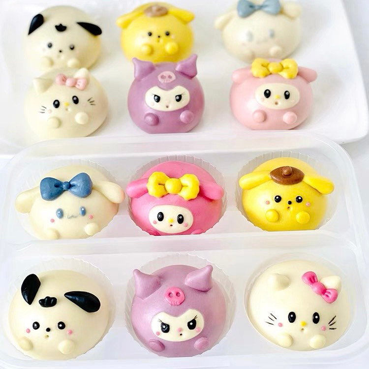 Khuôn làm bánh, tạo hình bánh bao,Bộ khuôn tạo hình chi tiết tạo hình cáo, thỏ, chó, mèo,khuôn tạo hình đất nặn.