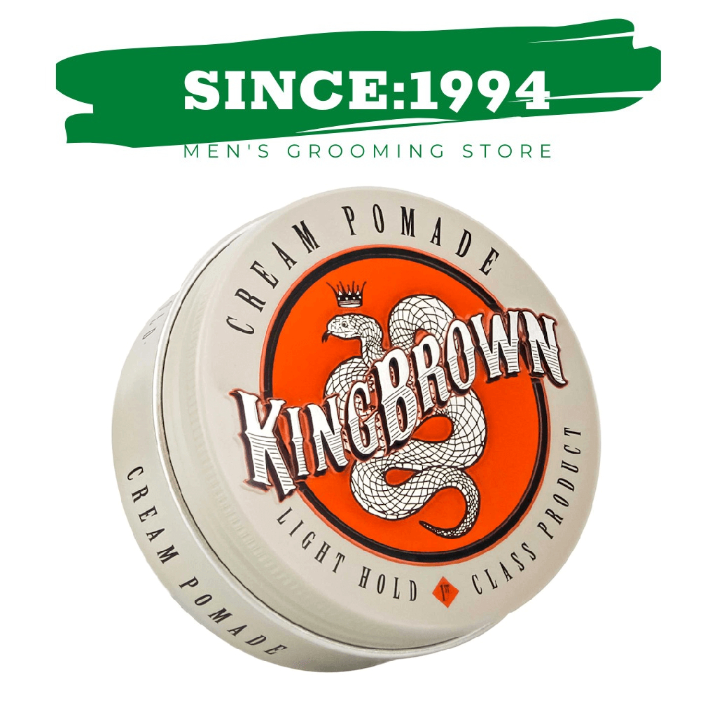 Sáp vuốt tóc King Brown Cream Pomade 75g