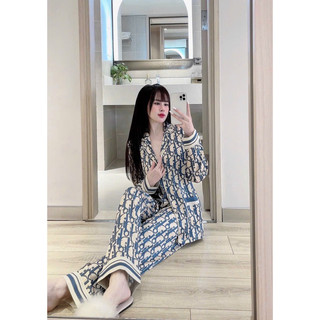 SP120 - Set Pijama Lụa Xước Tô Châu Mulisi Lụa Qccc