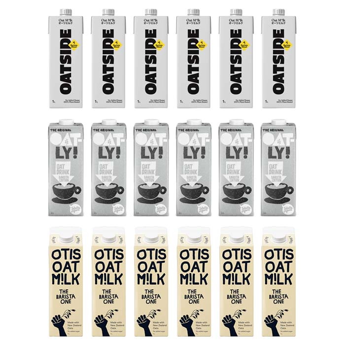 [COMBO SALE] Sữa yến mạch OATLY Barista Edition + OATSIDE Barista Blend + OTIS The Barista One (18 x