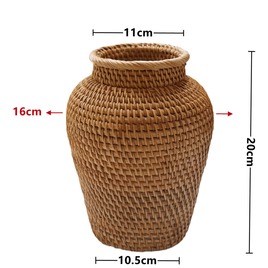 Bình hoa decor mây tre trang trí phòng khách MAY DECOR