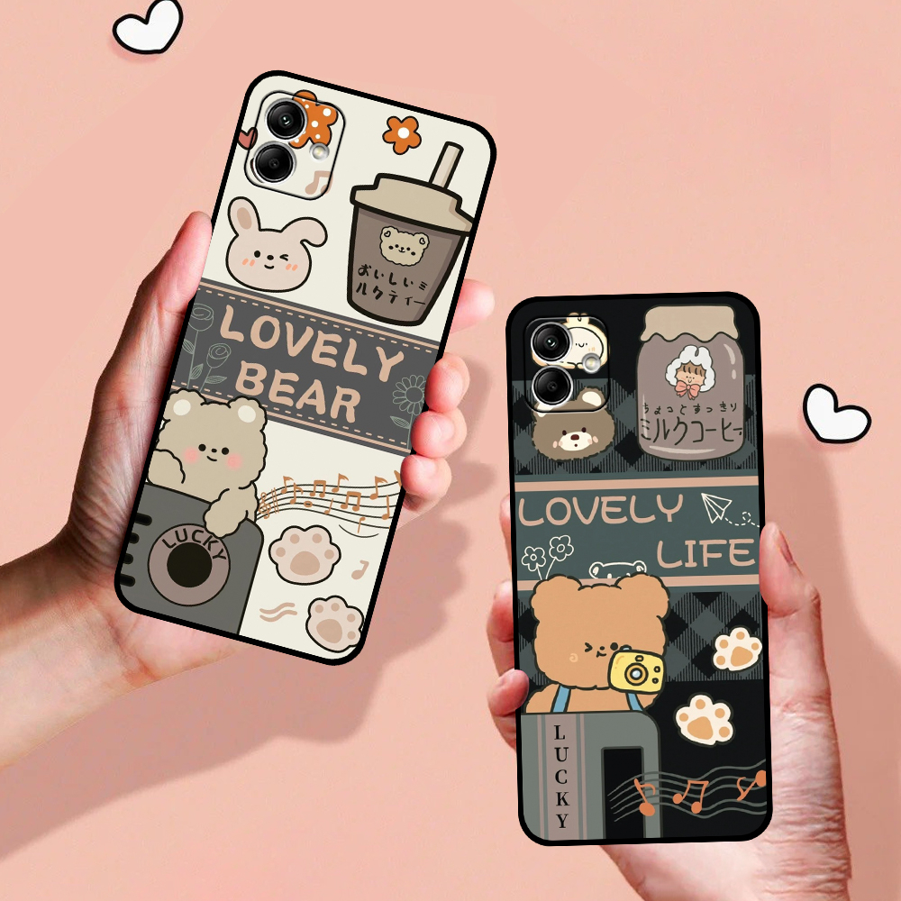 Ốp lưng Samsung A04 / A04E in hình gấu xinh dễ thương
