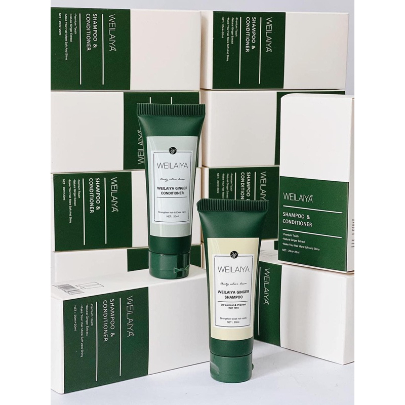 Bộ dầu gội weilaiya 20ml x2 chai