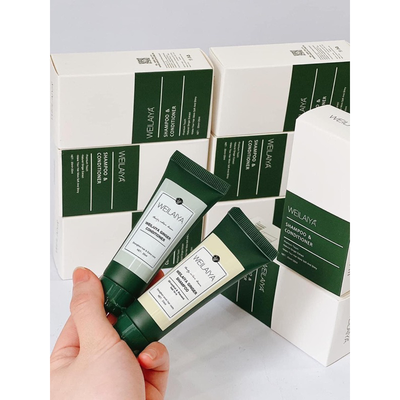 Bộ dầu gội weilaiya 20ml x2 chai