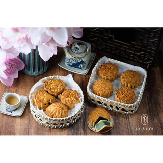Giỏ tre mắt cáo quai xách decor