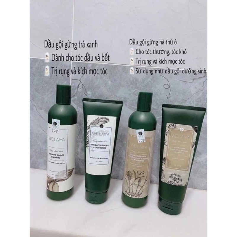 Bộ dầu gội weilaiya 20ml x2 chai