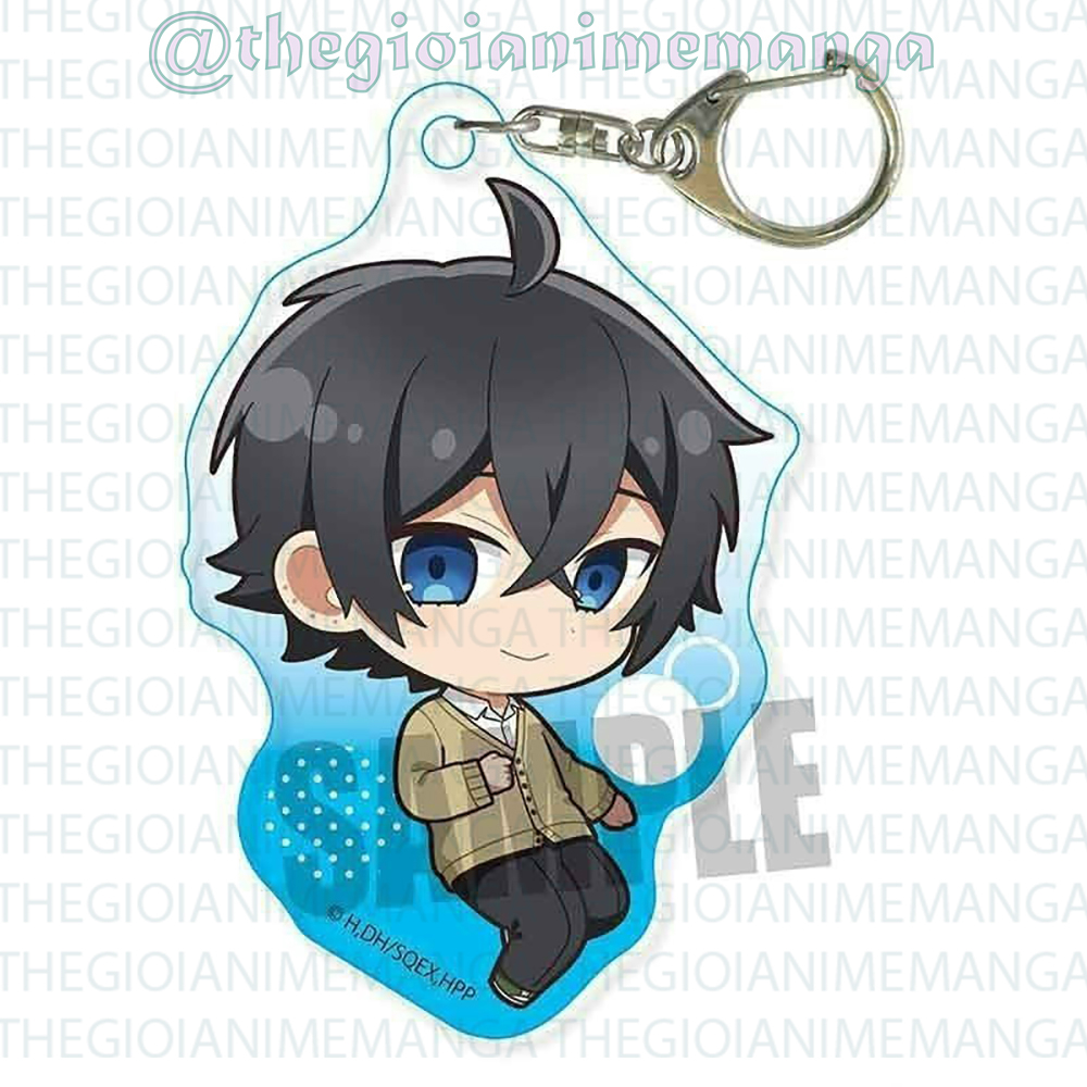 Móc khóa IN HÌNH Horimiya ver ĐẦU TO CUTE xinh xắn anime chibi