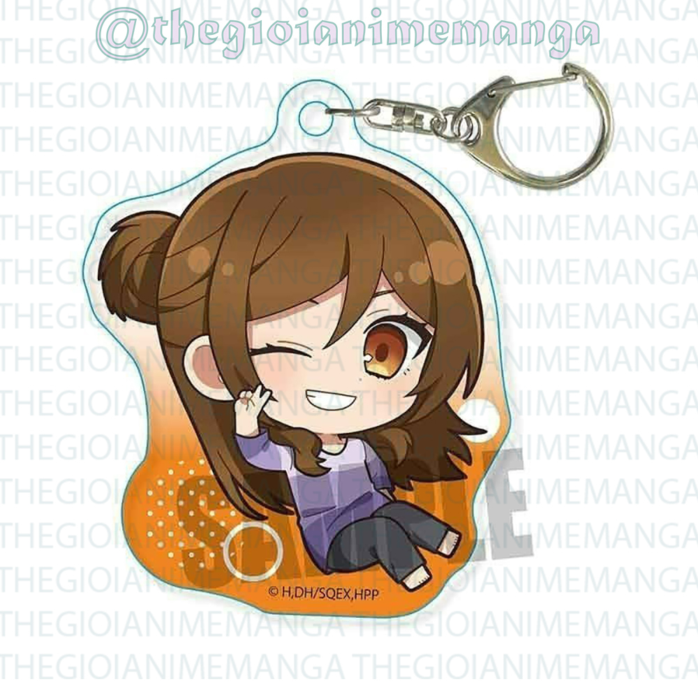 Móc khóa IN HÌNH Horimiya ver ĐẦU TO CUTE xinh xắn anime chibi