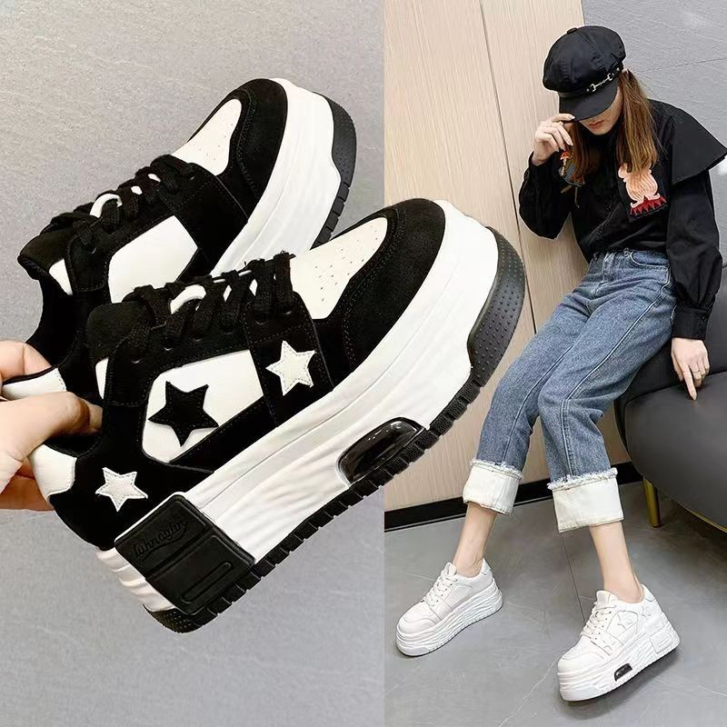 Giày NỮ Thể Thao Ngôi Sao Độn Đế G04 Cao Cấp Hót Hít