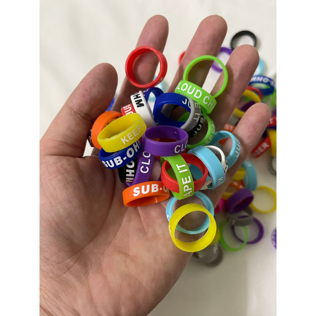 Combo 10 Vòng Cao Su Silicon Chống Trơn Trượt Dùng Cho Cần Câu Cá, Ná Cao Su - MP Fishing