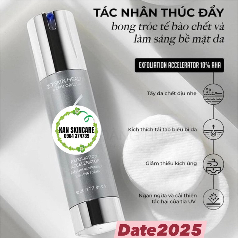 ⭐️ Kem tẩy tế bào chết hoá học Zo Skin Exfoliation Accelerator 10% AHA 50ml