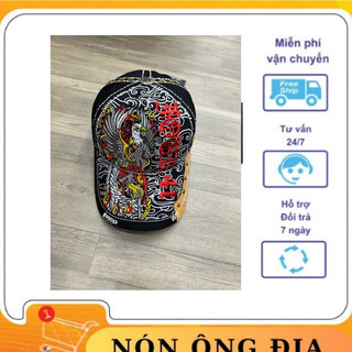 Nón kết nón FOU41 thiêu hình chim