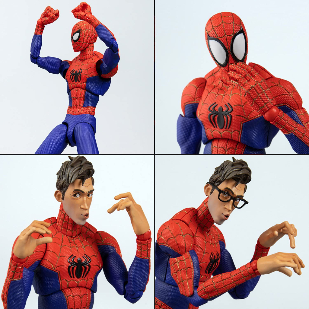 Mô Hình SV-Action Peter B.Paker_Spider-Man_Into the Spider-Verse Sentinel Bootleg