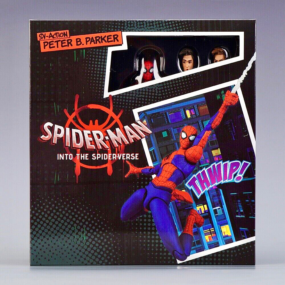Mô Hình SV-Action Peter B.Paker_Spider-Man_Into the Spider-Verse Sentinel Bootleg