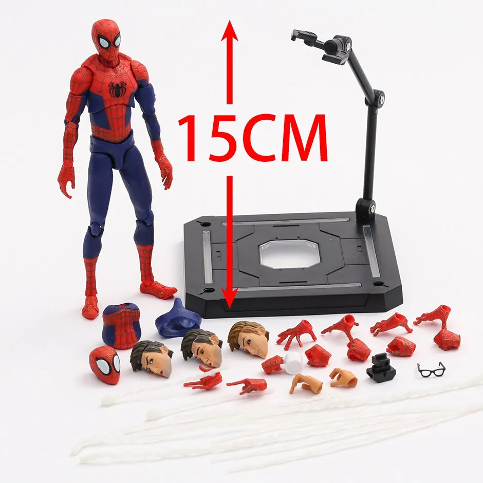 Mô Hình SV-Action Peter B.Paker_Spider-Man_Into the Spider-Verse Sentinel Bootleg