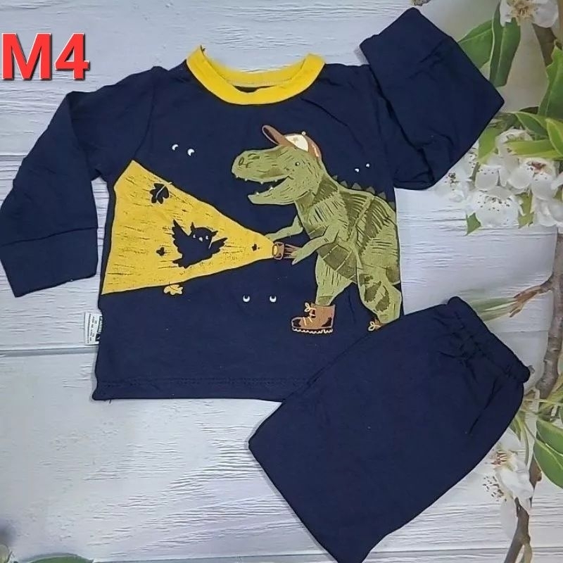 Bộ dài tay khủng long cho bé