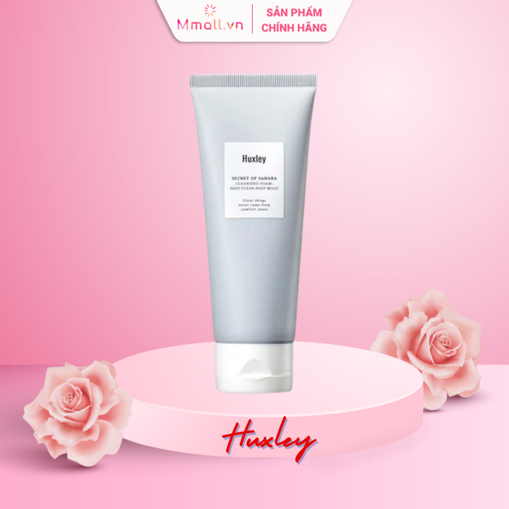 Sữa rửa mặt sạch sâu cấp ẩm Huxley Cleansing Foam Deep Clean Deep Moist - Mmall nhập khẩu chính hãng