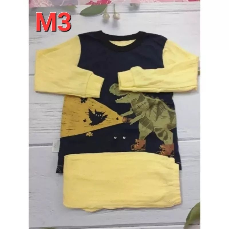 Bộ dài tay khủng long cho bé