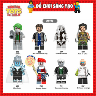 Xếp hình Minifigure DC Comics Biệt đội tội phạm Gotham City - Đồ Chơi Lắp Ghép Sáng Tạo - XINH X0171
