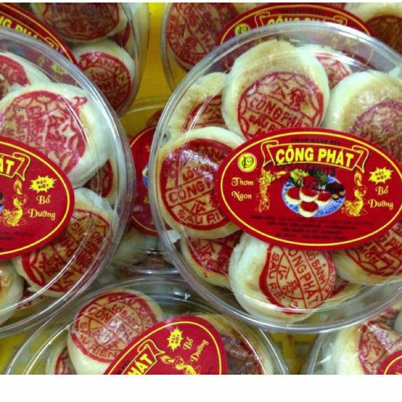 Bánh pía mini đậu xanh sầu riêng ko trứng đặc sản