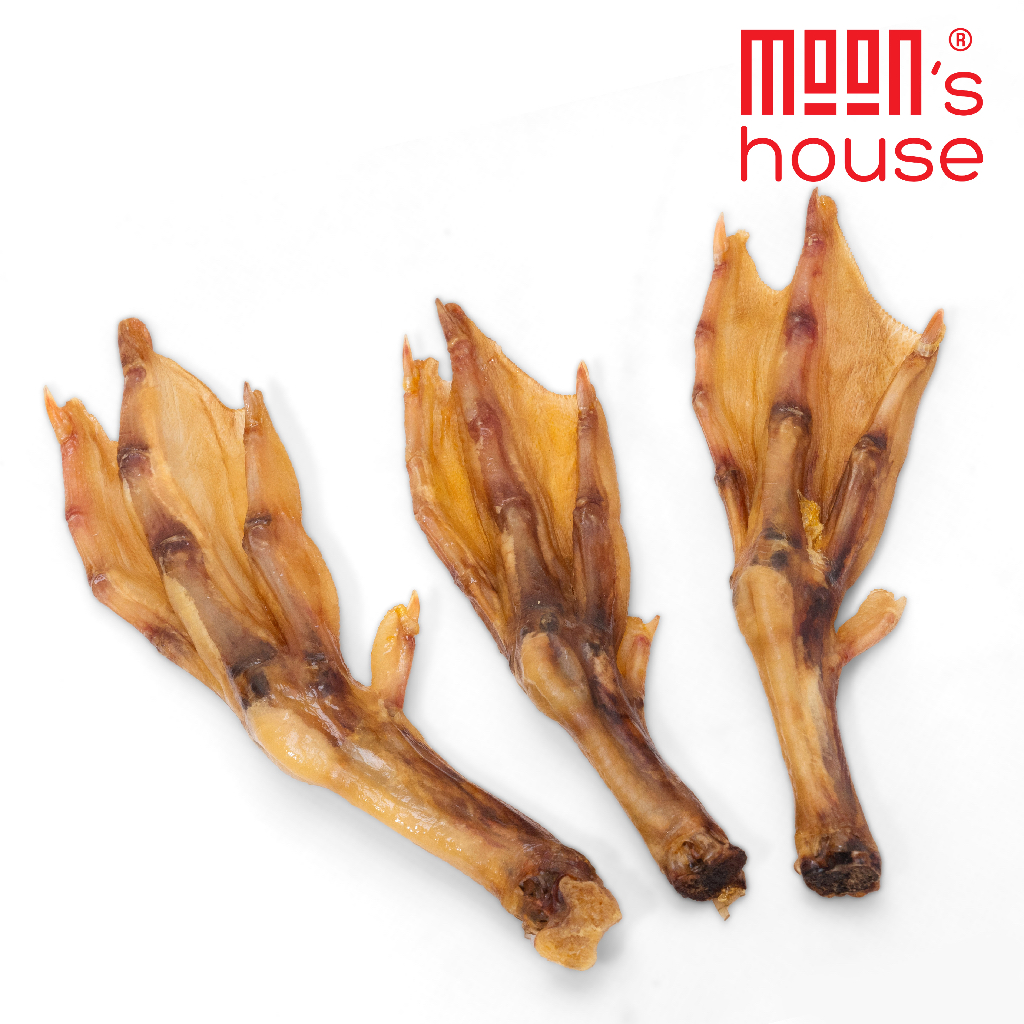 Treat nhai CHÂN VỊT SẤY KHÔ dinh dưỡng hỗ trợ làm sạch răng miệng cho thú cưng, chó mèo
