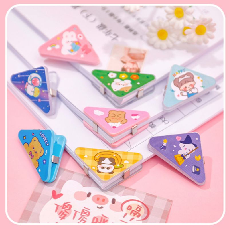 Kẹp giấy a4 hình tam giác kẹp góc