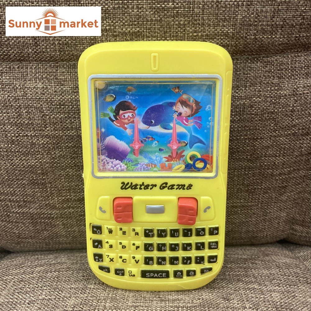 Đồ chơi Máy chơi game bắn vòng nước hình điện thoại vui nhộn, Máy ném vòng nước cực kỳ giải trí