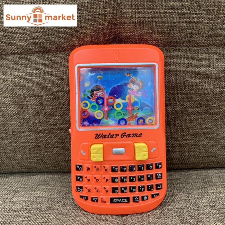 Đồ chơi Máy chơi game bắn vòng nước hình điện thoại vui nhộn, Máy ném vòng nước cực kỳ giải trí