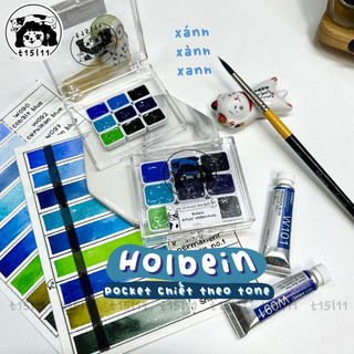 Màu nước Holbein Pocket Hạng Hoạ Sĩ theo tone