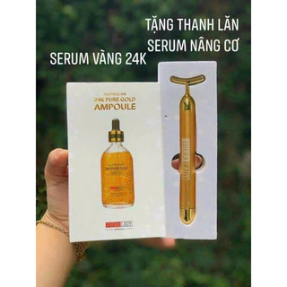 Tinh chất dưỡng da 24k Pure Gold Ampoule 100ml tặng 1 thanh lăn
