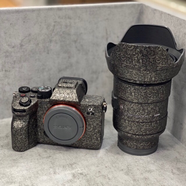 Miếng dán Skin 3M cho combo Sony A7III/ A7IV & Sigma 24-70 Art - HDSKIN