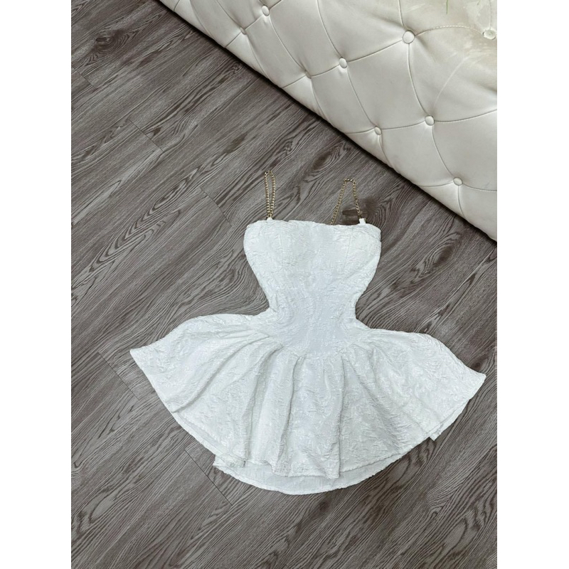 Váy xích hai dây gấm