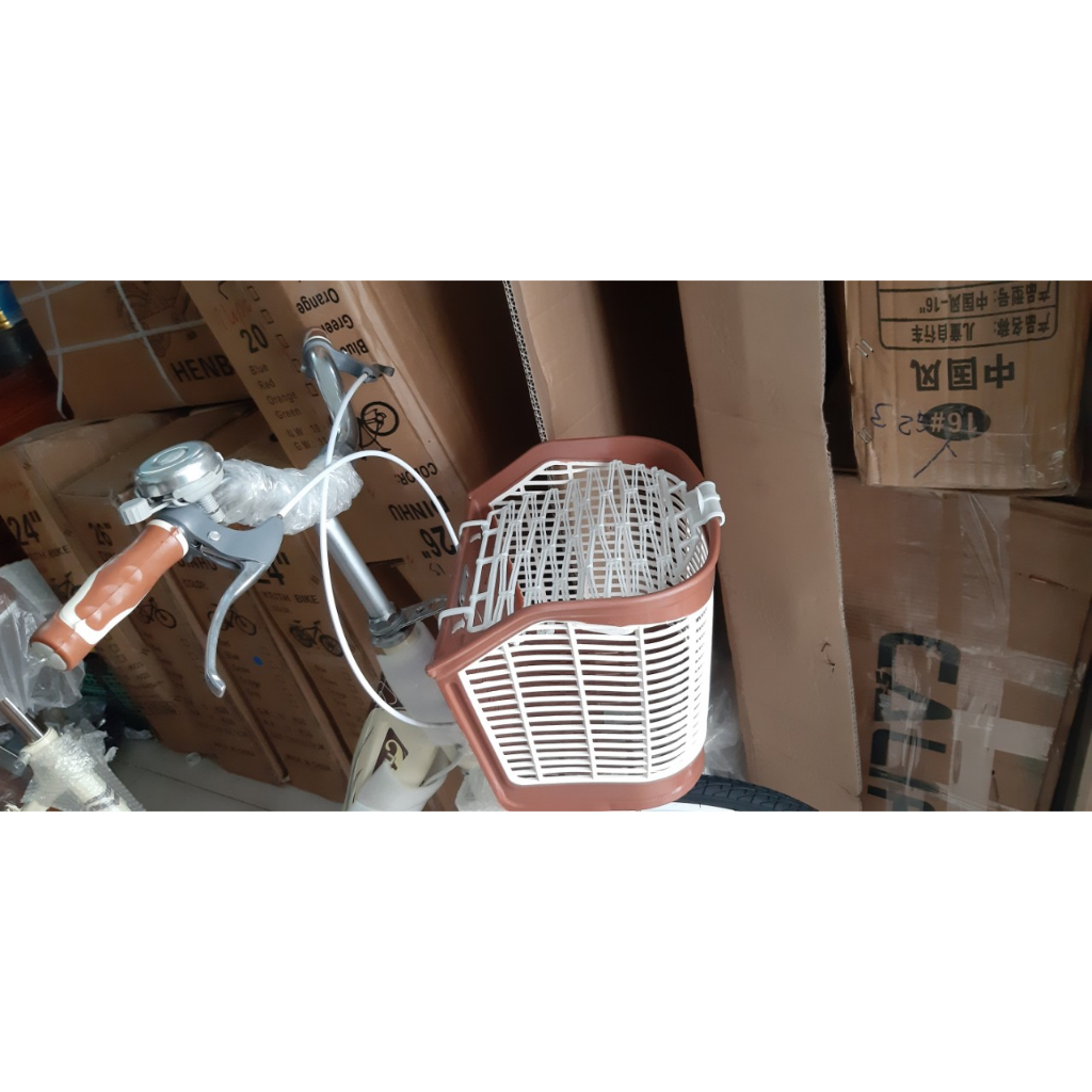 XE ĐẠP 24 INCH NỮ DINHU MÀU TÍM - LHệ Gian Hàng để nhận KM Ạ