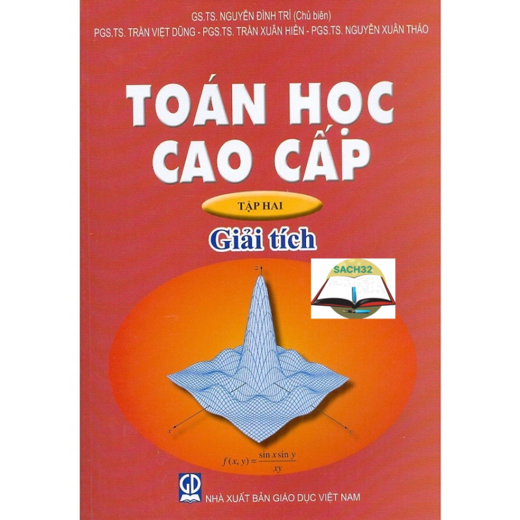 Sách - Combo Toán Học Cao Cấp Tập 2 + Bài Tập : Giải Tích