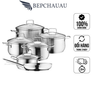 Bộ Nồi Đức Wmf Brilliant Kochgeschirr 6 Món, Siêu Sang, Dùng Cho Mọi Loại Bếp, Nhập Đức, Bepchauau